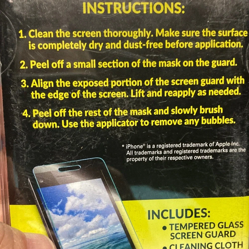 Tempered Glass Screen Protector for iPhone 12/12 Pro Set of 2